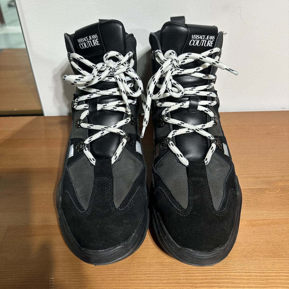 Versace Jeans Couture men’s black boots sz 10